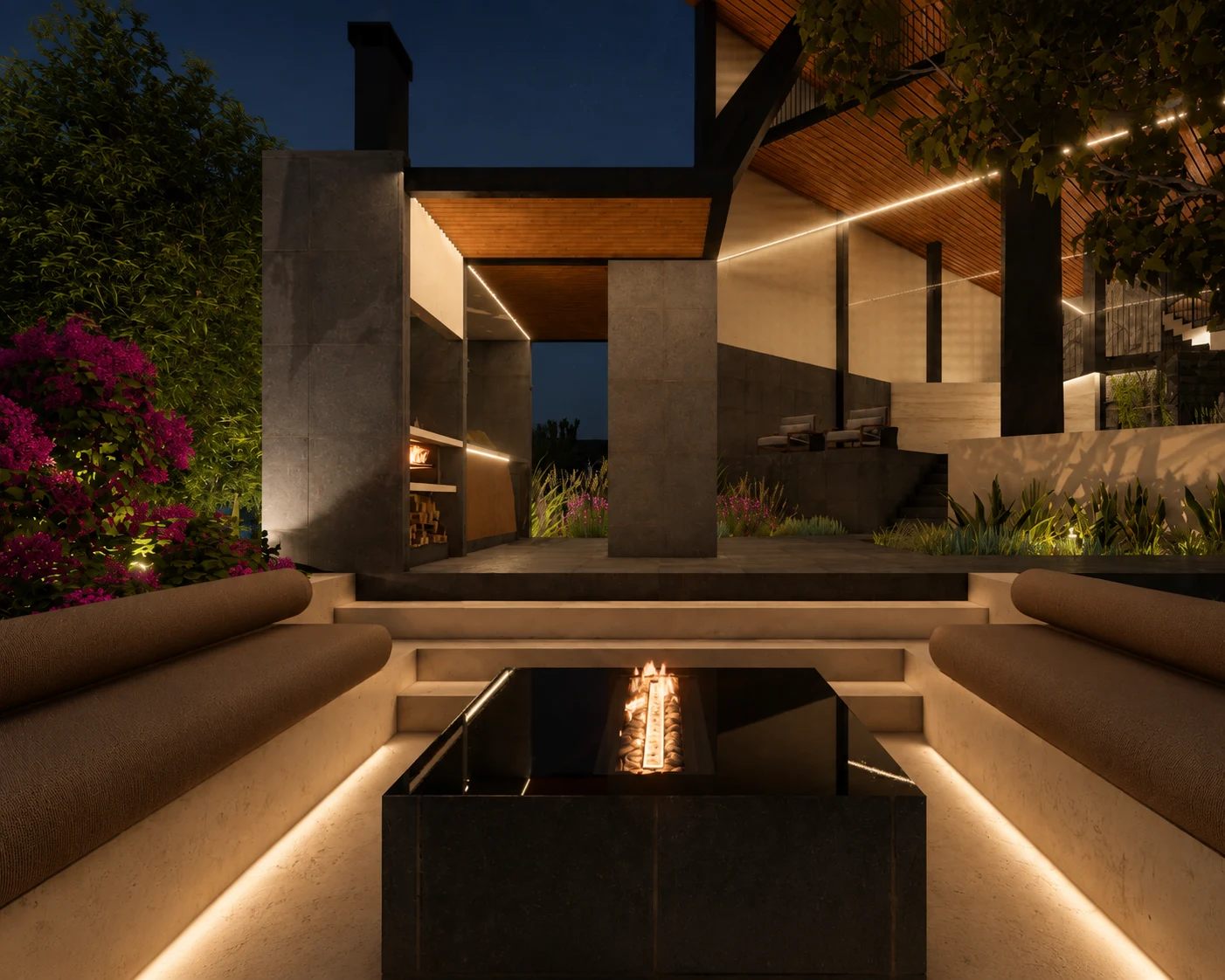 Casa Rosales — Firepit